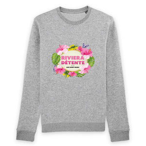 Sweat-shirt Unisexe Riviera Détente coton et polyester recyclés